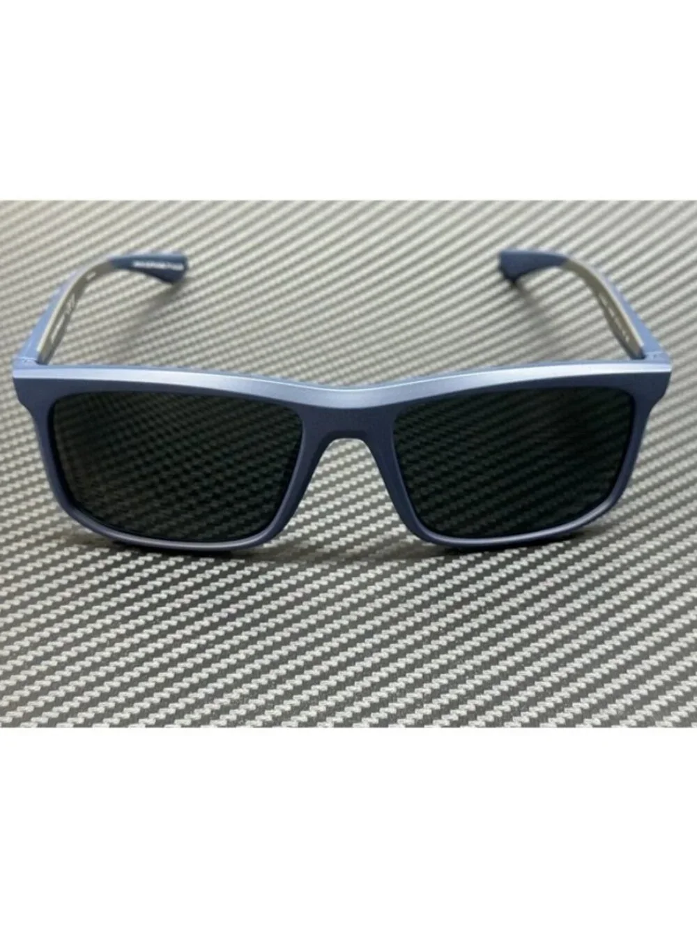 New Emporio Armani Men Matte Blue Sunglasses 57-18-145